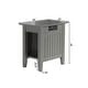 preview thumbnail 9 of 33, AFI Nantucket Chair Side Table with Built-in Charger