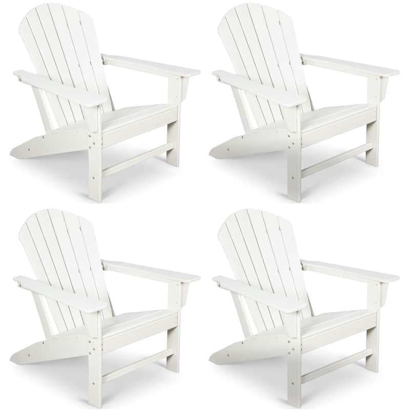 Outdoor Classic Recycled Plastic Adirondack Chair,set of 4 - N/A