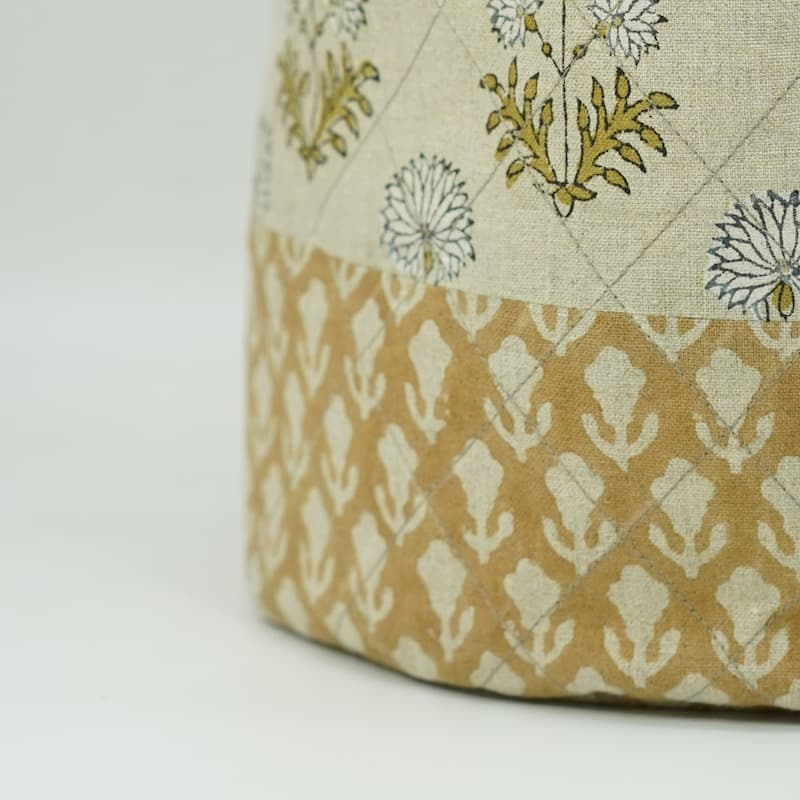 Fabdivine Handmade Floral Room Décor Nursery Storage Basket