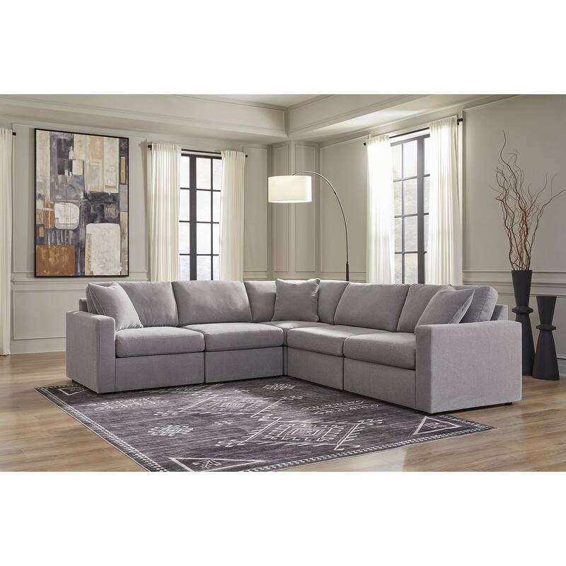 Signature Design by Ashley Modmax 5-Piece Sectional - 107"W x 107"D x 36"H