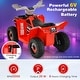 preview thumbnail 34 of 34, Gymax Kids Electric Ride On ATV Toy 6V Battery Powered Electric