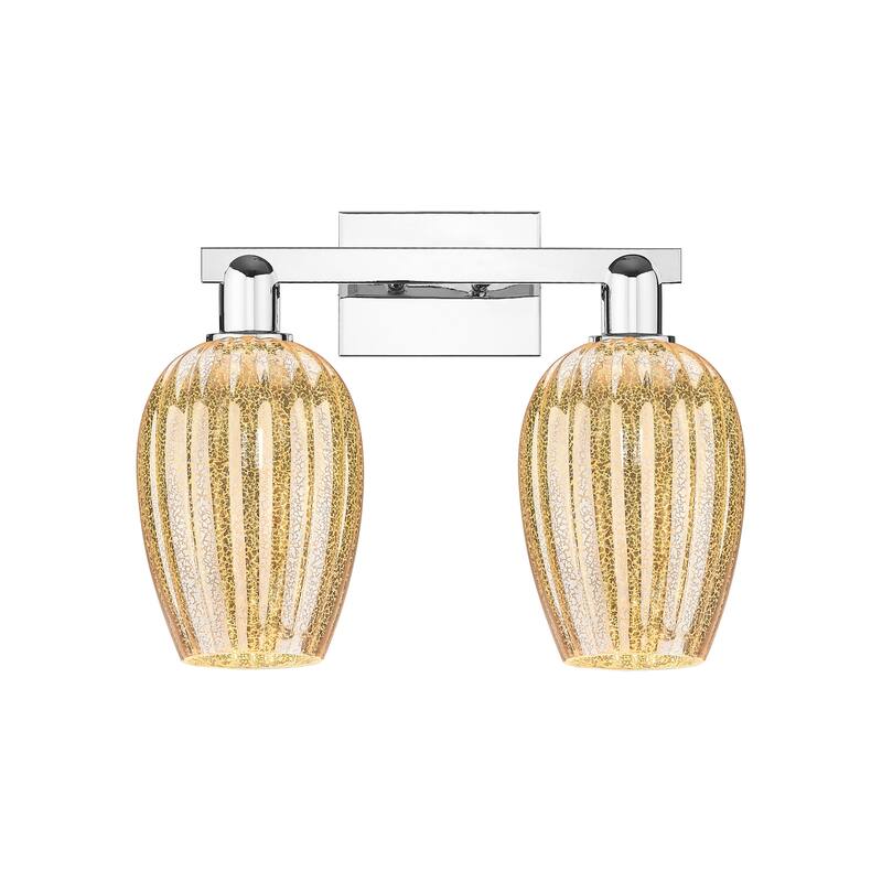 Innovations Lighting 716-2W-14-16 Preston Vanity Preston 2 Light 16" - Polished Chrome / Mercury