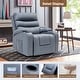 preview thumbnail 39 of 53, Oversized Power Lift Recliner Chair with Massage & Heat, PU Leather, USB Port, Cup Holders & Pockets