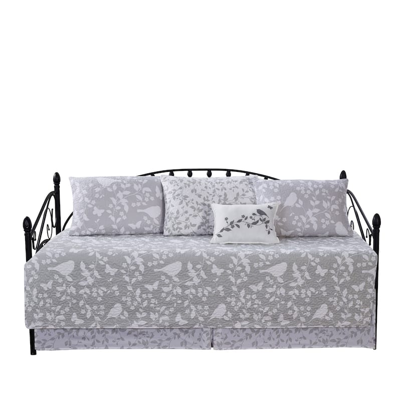 Serenta 6 Piece Cotton Blend Daybed Bedspread Coverlet Set - 75" x 39"