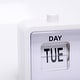 preview thumbnail 4 of 5, Silent Non Tick Clock with Calendar and Week Home Decor Desk Clocks for Office - 7.8"L x 1.9"W x 3.7"H