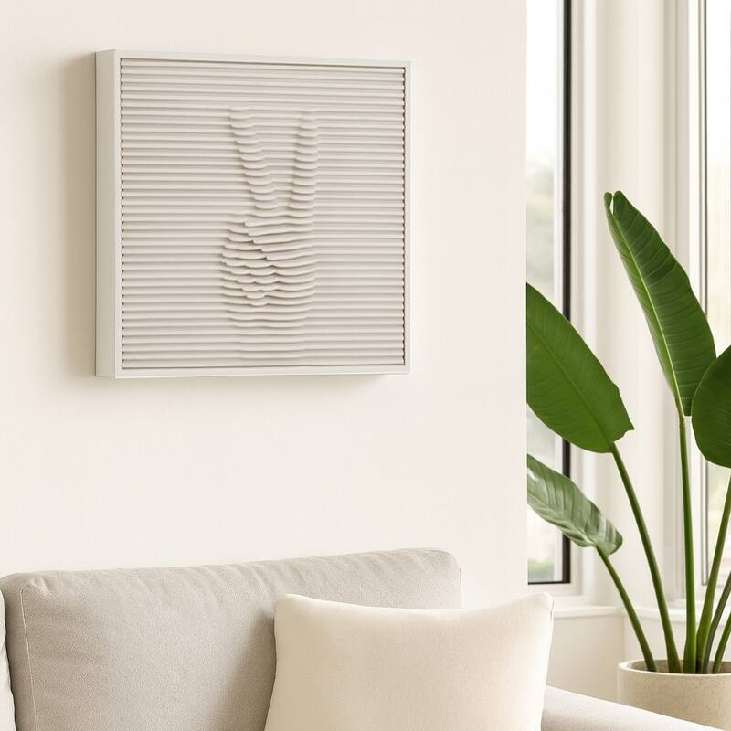 Glass Wall Art Decor Artistic Dimensional Shadow Box Home Decor