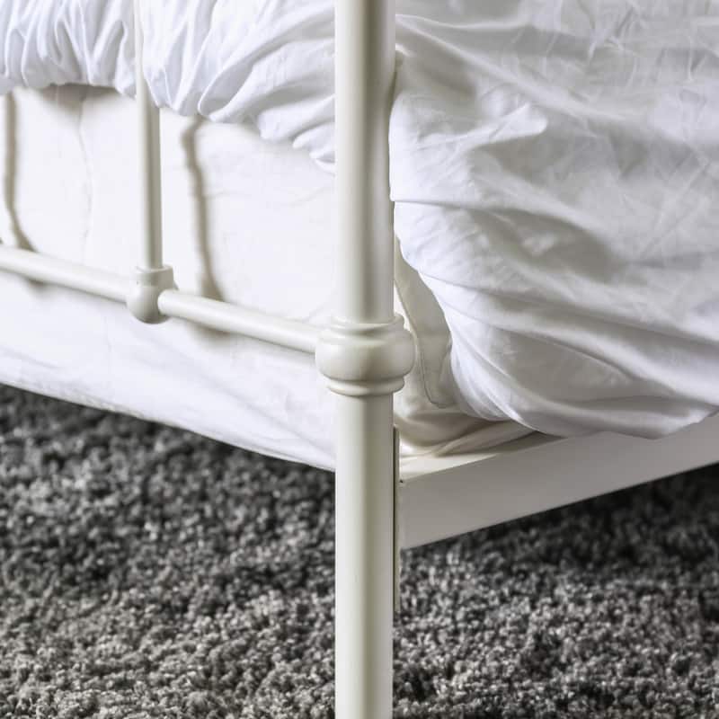 Norielle Rustic Metal Spindle Panel Bed by Furniture of America