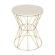 preview thumbnail 33 of 37, Kate and Laurel Mendel Round Metal End Table - 16x16x20