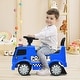 preview thumbnail 4 of 10, Costway Kids Ride On Push Police Car Licensed Mercedes Benz Push and - See Details