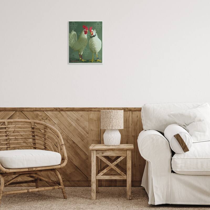 Stupell Stylish Roosters Pair Wall Plaque Art Design By Heather Gauthier