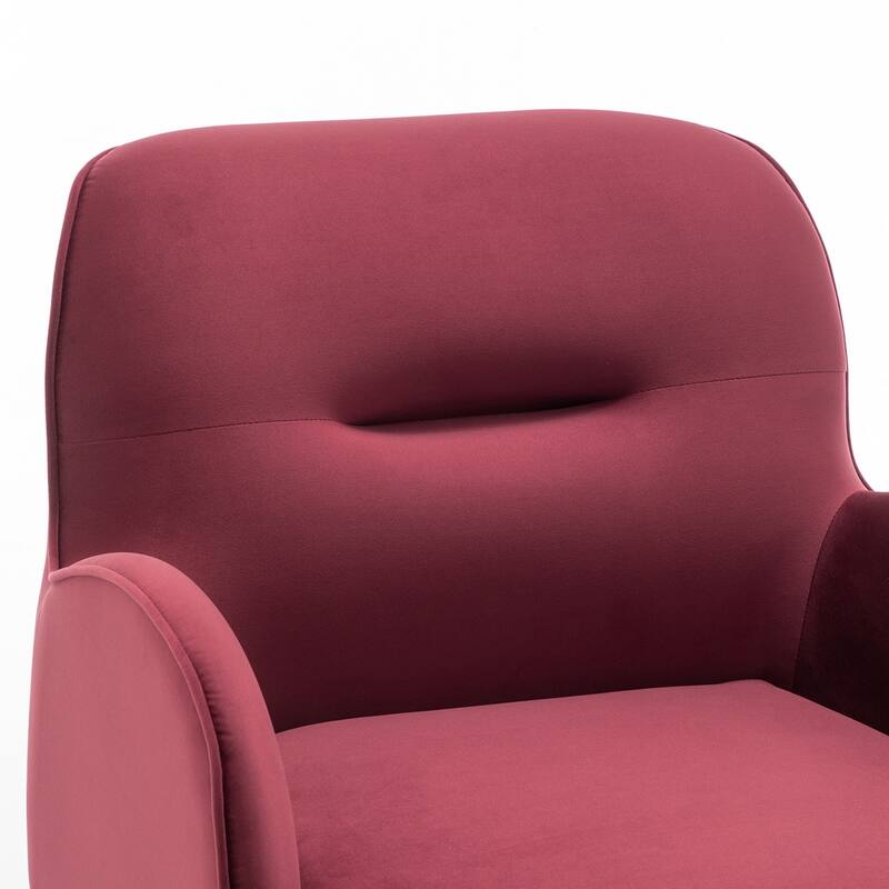 SEYNAR Modern Glam Velvet 360 Degree Swivel Armchair