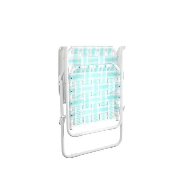 The Novogratz Poolside Gossip Collection Priscilla Folding Chair (2-Pack)