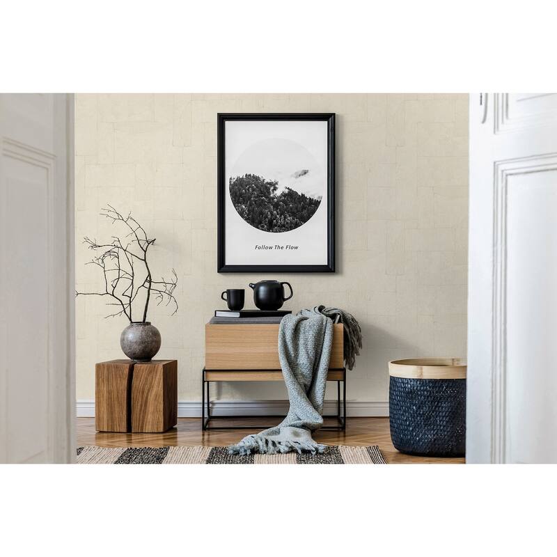 Galerie Wallcoverings Terra Collection Graphic Abstract Stone Glitter Finish Clay on Non-woven Wallpapr Roll