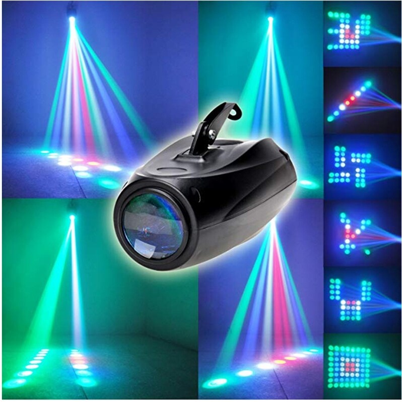 Rgbw Stage Light 64leds Voice Activated Projector Dj Party Wedding Overstock
