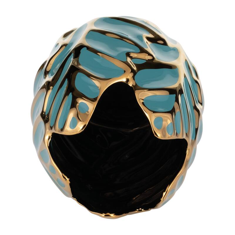 Ceramic Modern Leaf Sculptural Flower Vase