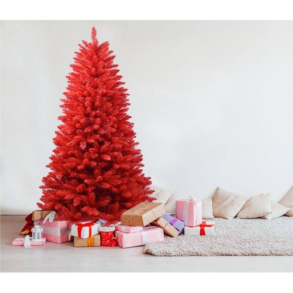 6ft PVC Fireproof Artificial Christmas Tree with Automatic Setup and