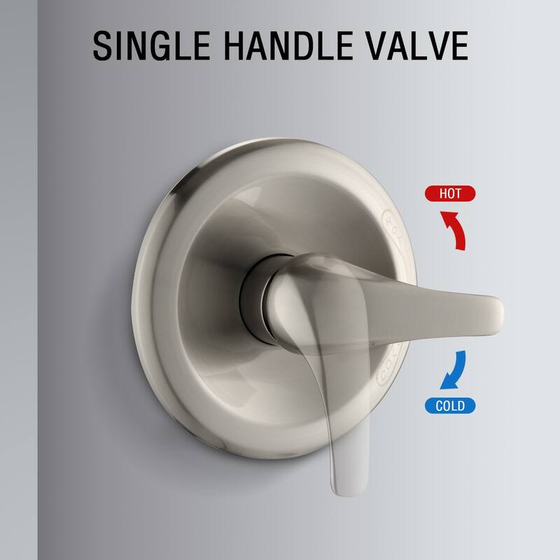 PROOX 8 inch Rainfall Shower Head Tub Faucet Spout and Shower Handheld