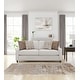 preview thumbnail 1 of 1, Christine Upholstered Sloped Arm Sofa Beige
