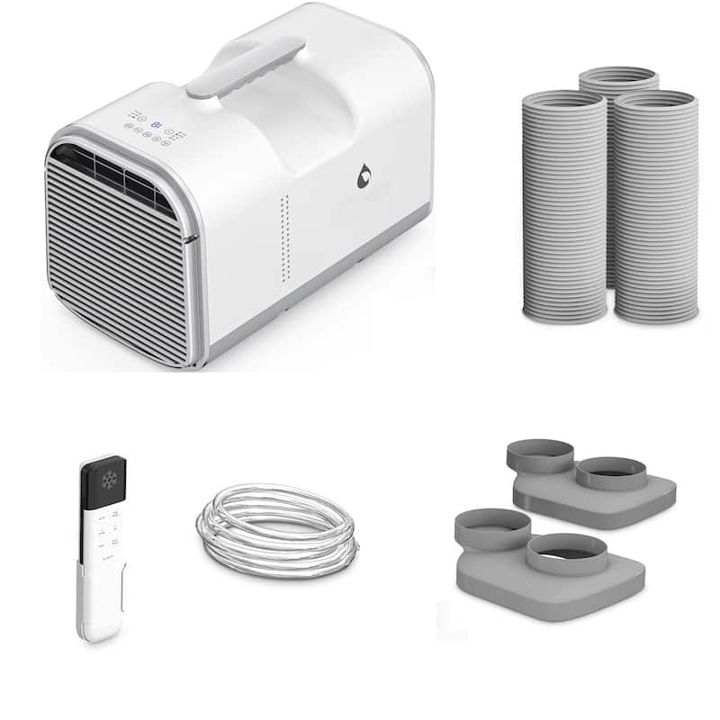 Waykar Portable Air Conditioner with Remote, 4500BTU AC 350W Power Consumption for Camping Tent, RV, Car