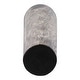 preview thumbnail 13 of 20, Tapered Iron Vase with Marbleized Finish - Modern Flower Vase
