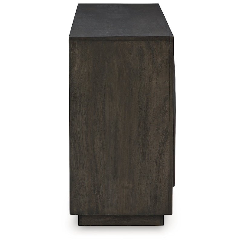 Signature Design by Ashley Dreley Grayish Brown Accent Cabinet - 61.88" W x 15.88" D x 30.13" H