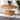 Abena Bohemian Scalloped Light Honey Rattan Dining Table - Light Honey