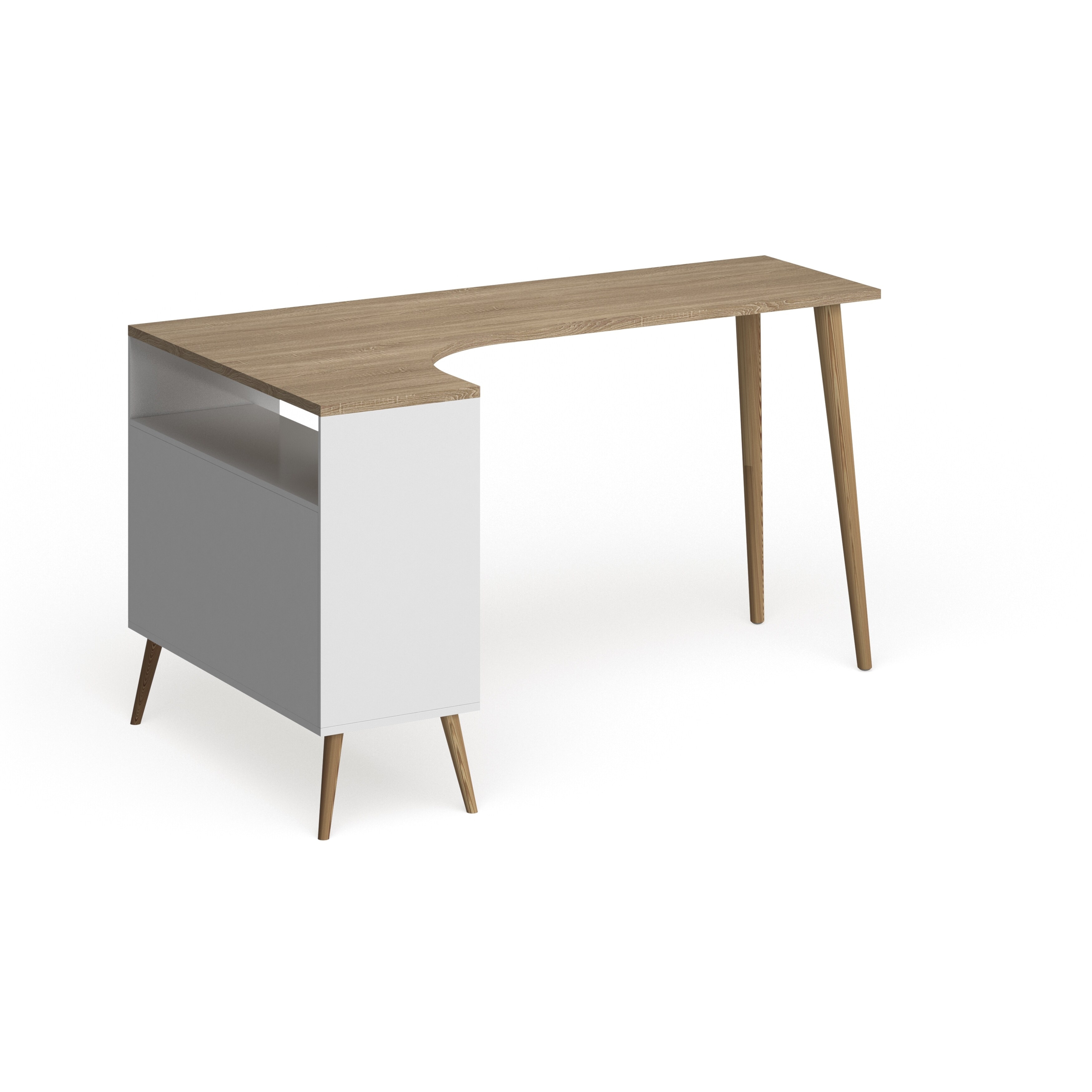 L shaped scandinavian desk sale