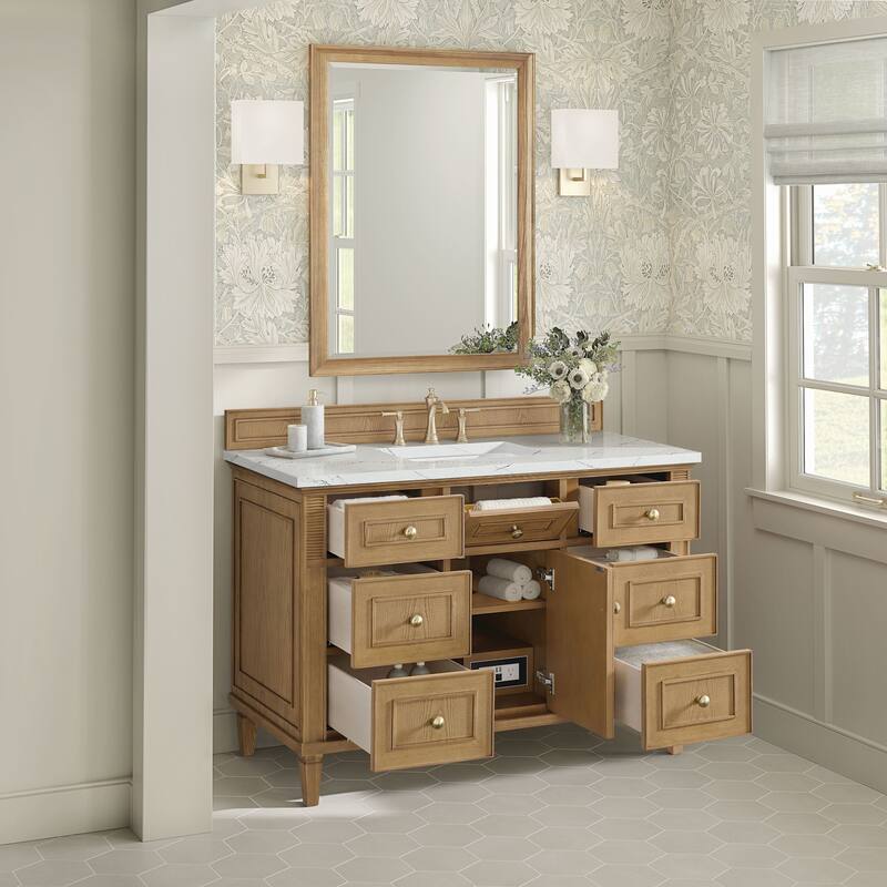 James Martin Vanities 424-V48-FENC Lorelai 48" Free Standing Single