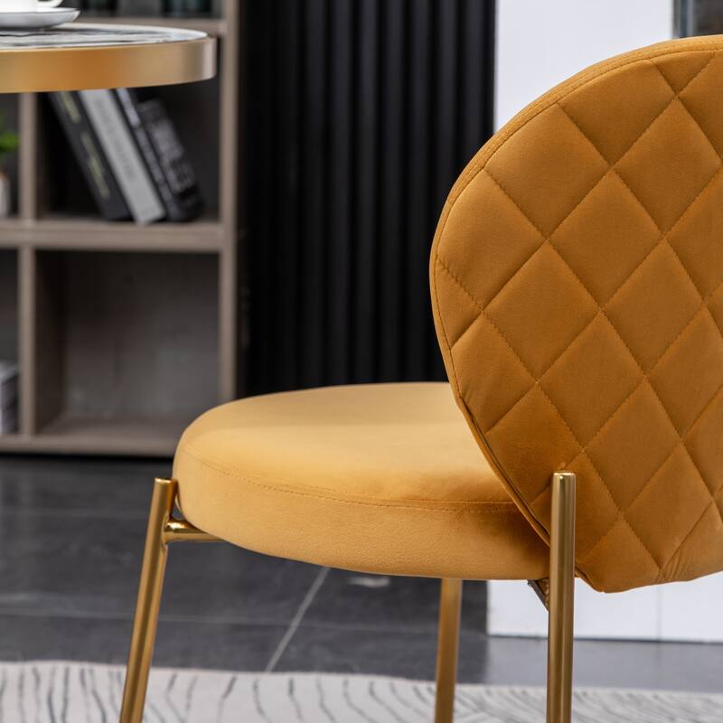 Contemporary Velvet Upholstery Dining Chair for Dining Room