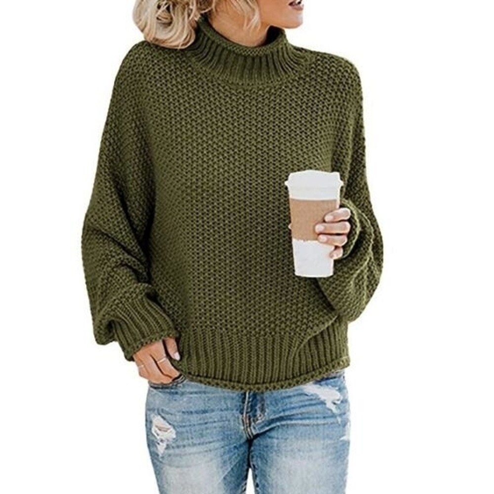Tuopuda Women Knitted Sweaters Long Sleeve Jumper Cute Heart Crewneck Winter Warm Pullover Casual Sweatshirt Colorblock Tops