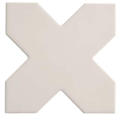 Apollo tile 5" x 5" Seville Matte Light Gray Porcelain Tile (5.31 sq ft/case) - 34 Pack