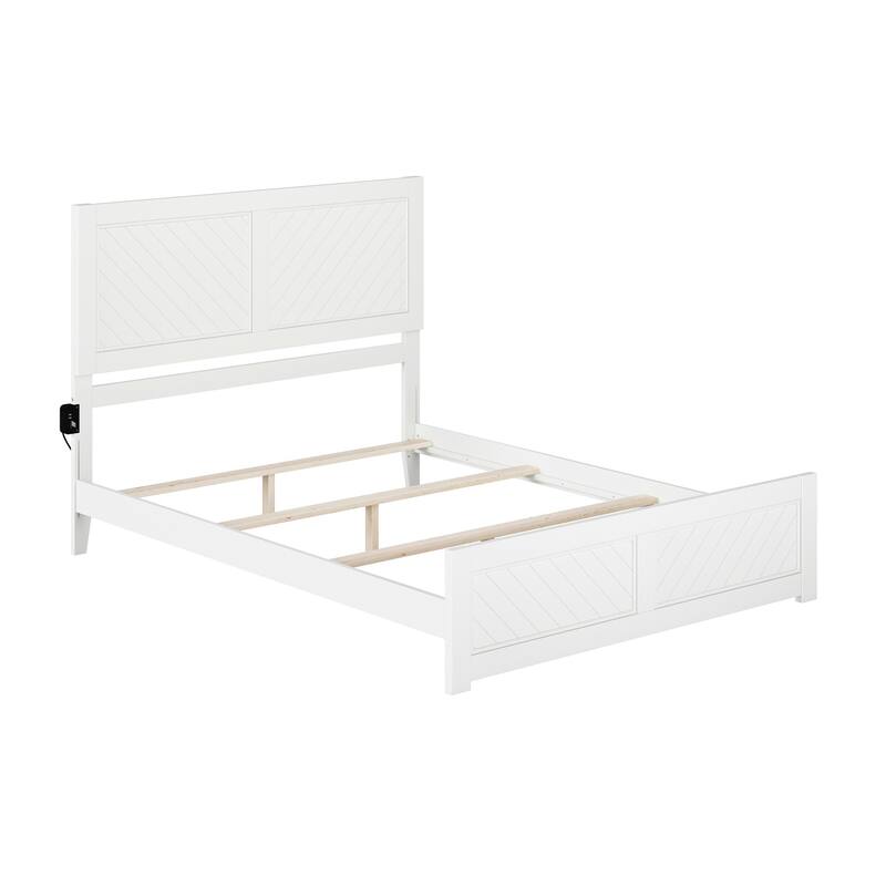 Canyon Foundation Bed Frame with Matching Footboard