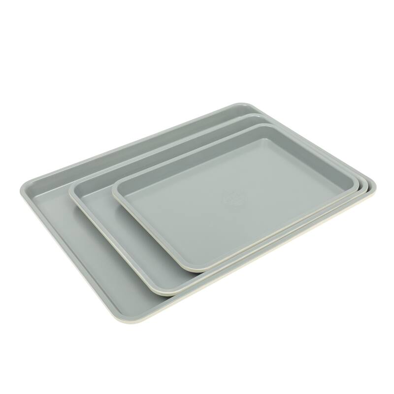 Sur La Table Kitchen Essentials Bake Sale 3-Piece Cookie Sheet Set - Nonstick Carbon Steel