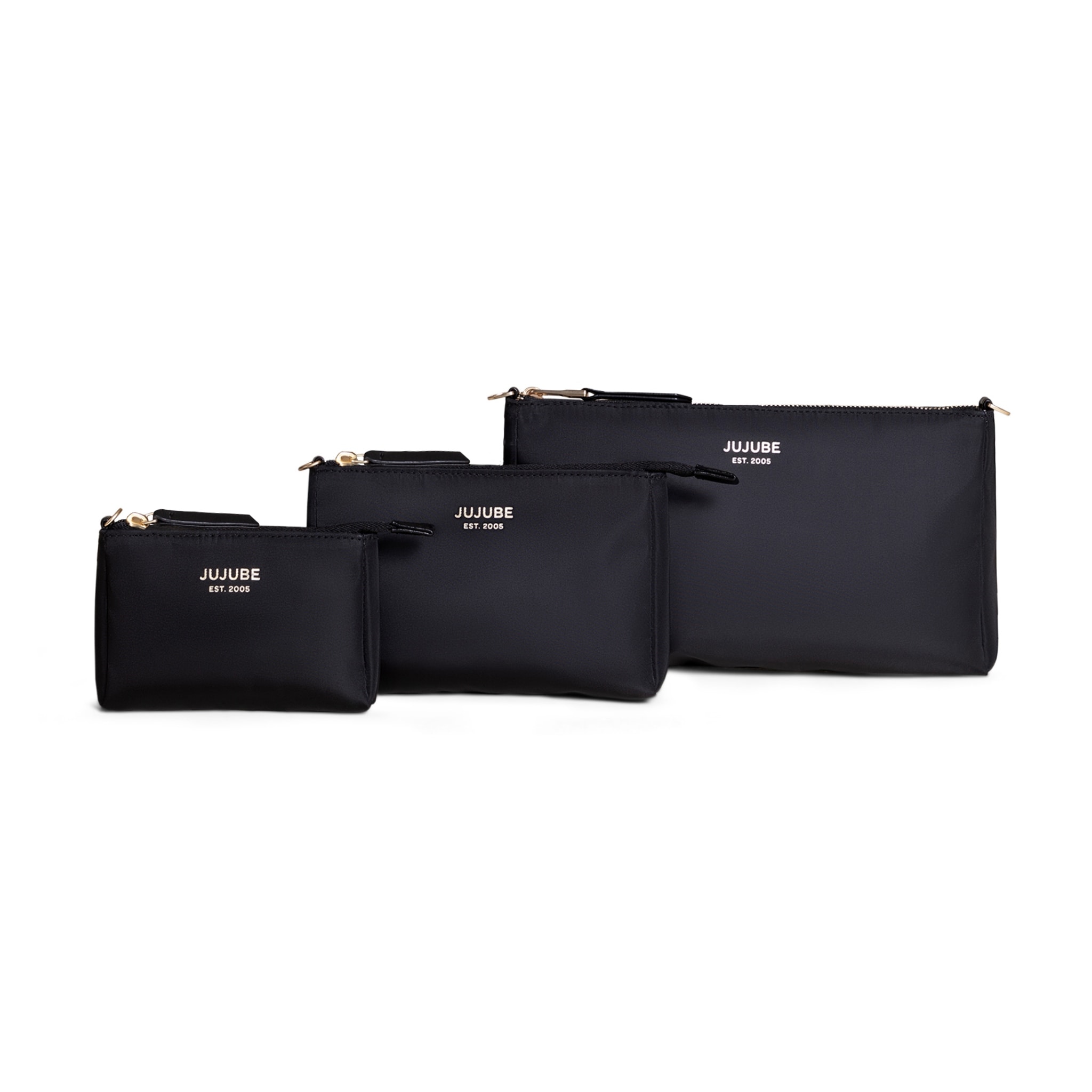JuJuBe 3-piece Pouch Set Diapers Organization