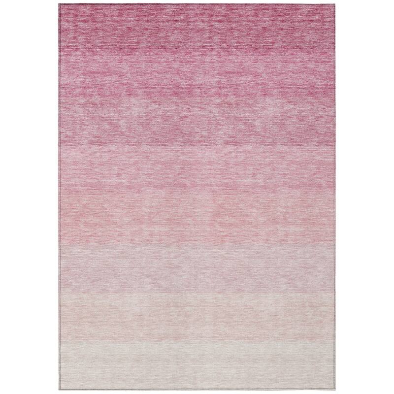 HomeRoots Ombre Transitional Rectangle Outdoor Rug