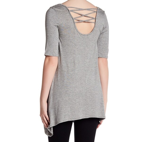 Shop Olivia Sky NEW Gray Heather Women's Size Medium M Criss Shop Olivia Sky NEW Gray Heather Women's Size Medium M Criss
