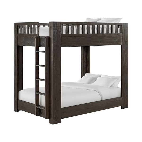 slide 2 of 8, Bello Pine Full/Full Bunk Bed Cocoa