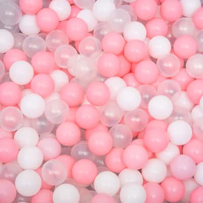 Ball Pit Balls 1000 Count for Kids, Colorful Phthalate Free BPA Free Baby Toddler Play Balls for Kids Toddlers - Pink