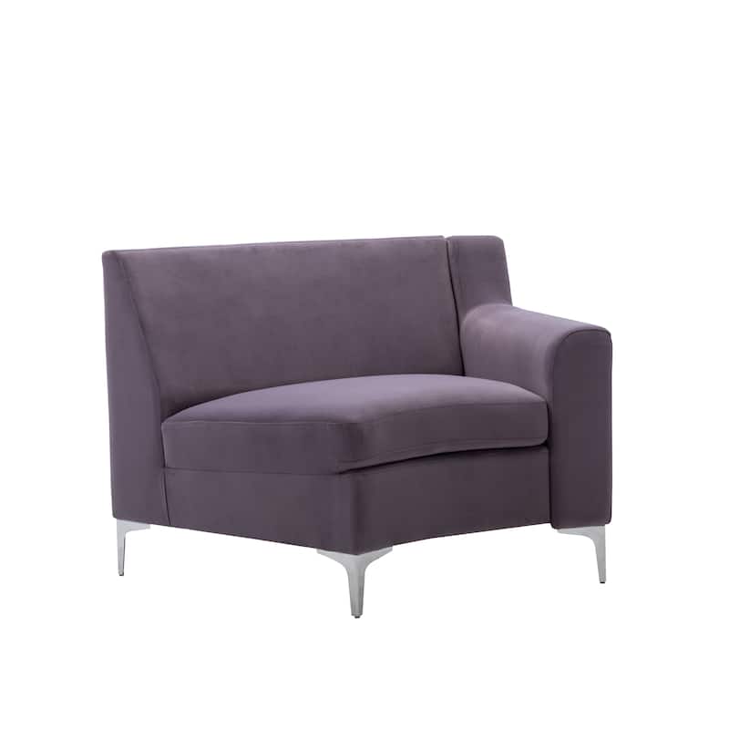 136'' Velvet Semicircle couch Modular Curve Sectional Sofa