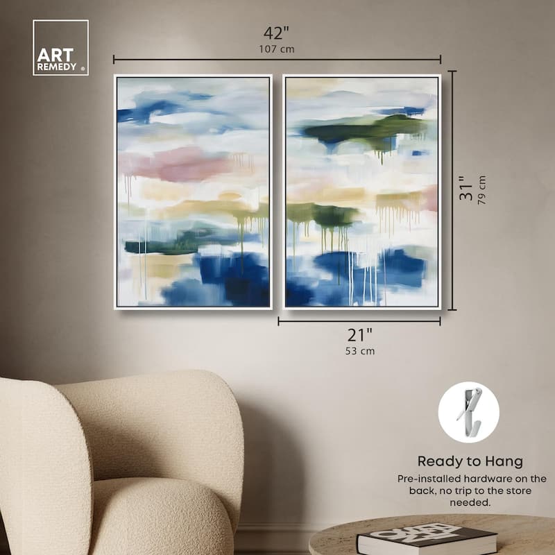 Kairos II Canvas Set of 2 by Art Remedy