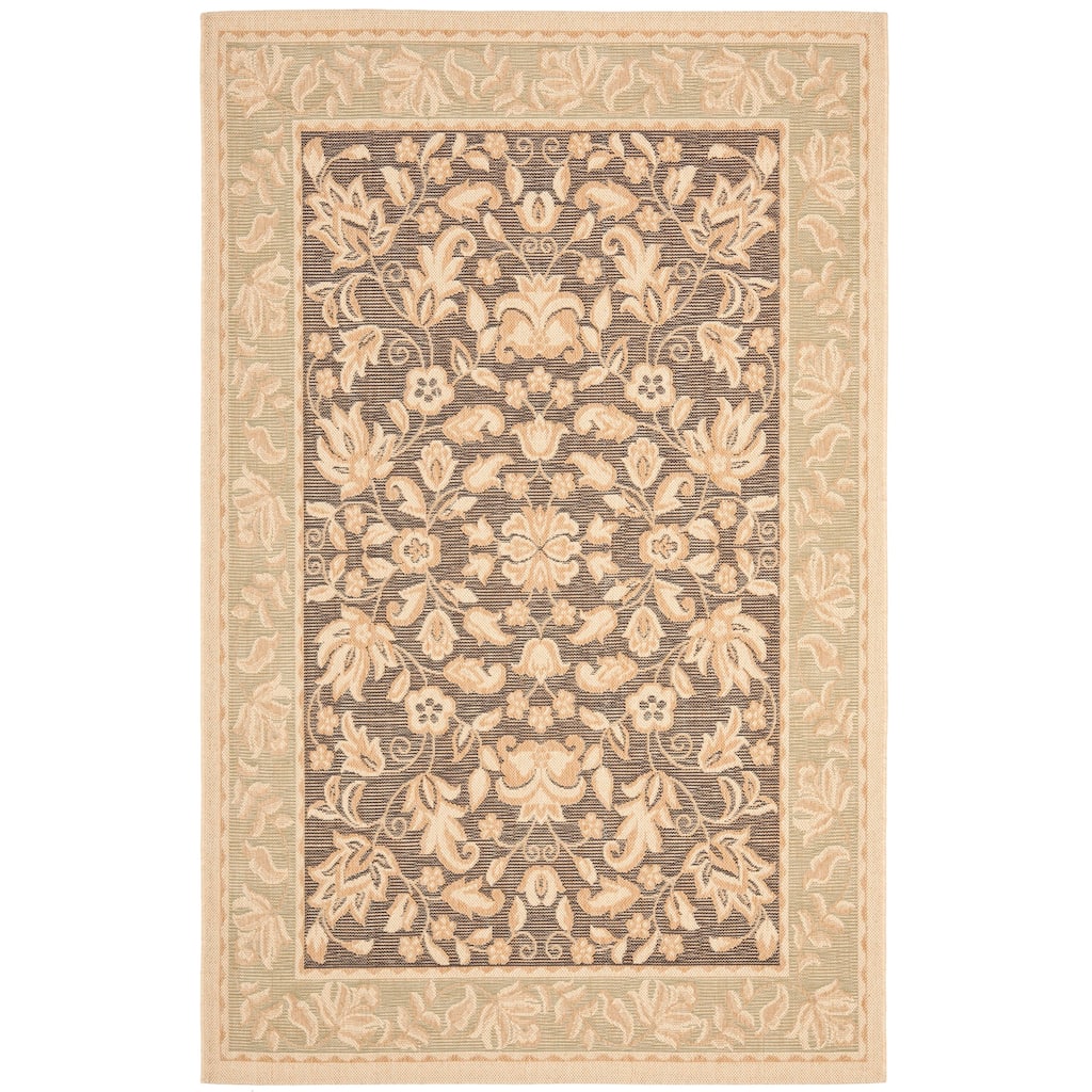 SAFAVIEH Beach House Gunta Floral Indoor/ Outdoor Waterproof Rug