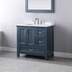 preview thumbnail 111 of 116, Altair Isla Single Bathroom Vanity Set and Aosta White Countertop without Mirror