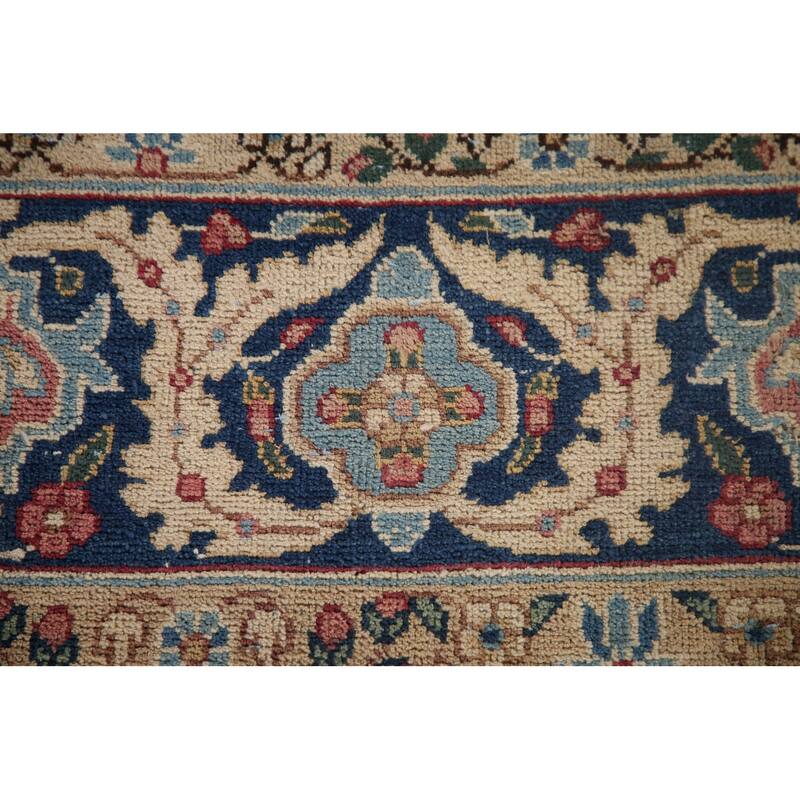 Kerman Persian Antique Area Rug Handmade Wool Carpet - 6'6" x 9'6"