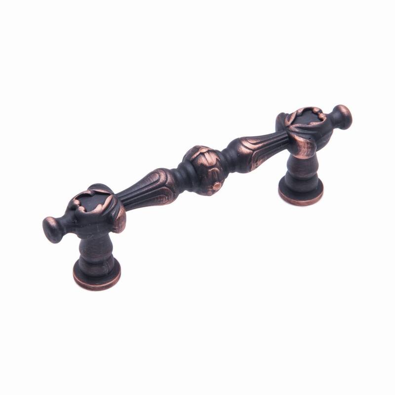 RK International Augustine 3 Inch Center to Center Bar Cabinet Pull - Valencia Bronze