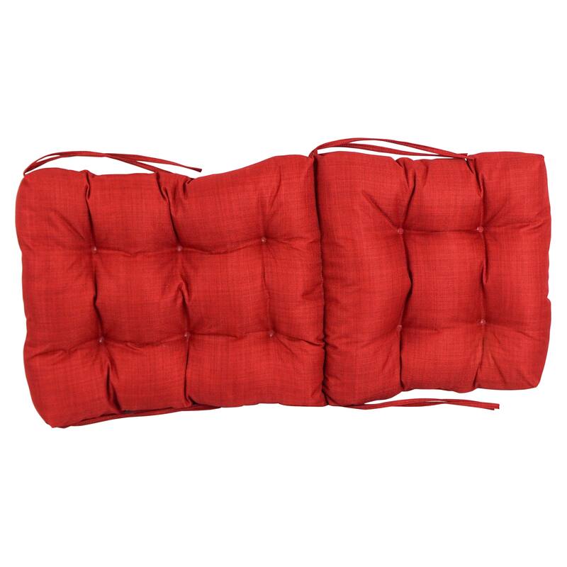 Multi-section Tufted Outdoor Seat/Back Chair Cushion (Multiple Sizes)