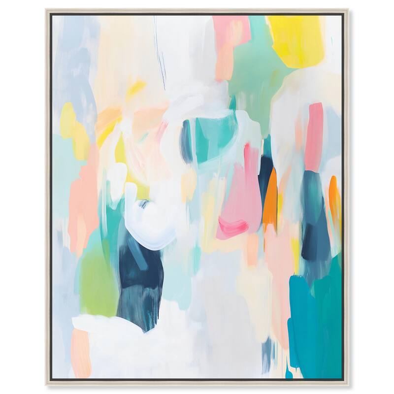 Layered Lush I Canvas by Art Remedy - 20" x 24" - Silver