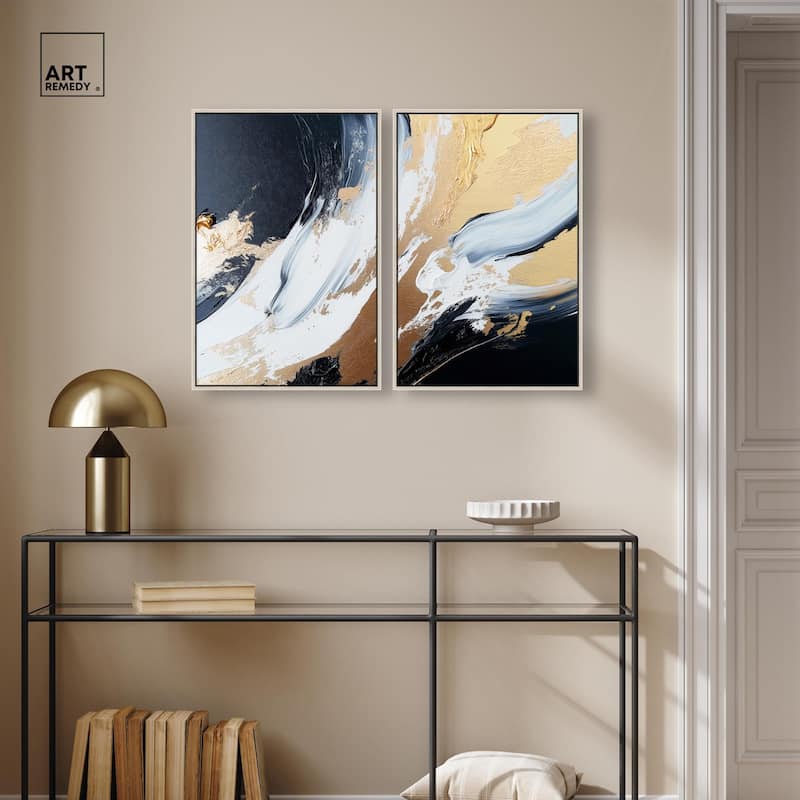 Forces II Canvas Set of 2 by Art Remedy