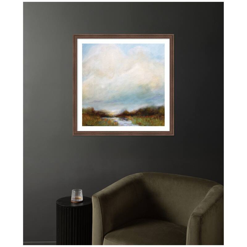 Kate and Laurel Tranquility by Mary Sparrow Framed Wall Art Print