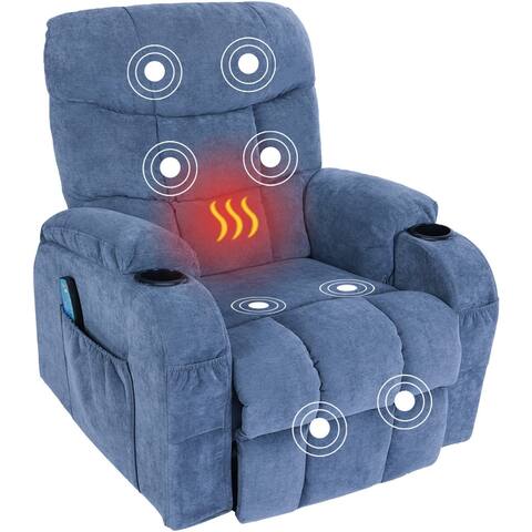 Rocking recliner Chair with Heated and Massage