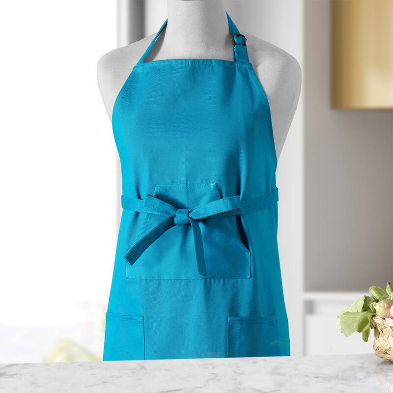 Exclusive Fabrics Solid Cotton Apron - 27 X 34